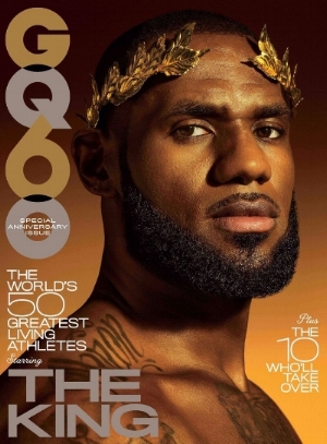James, photo via GQ