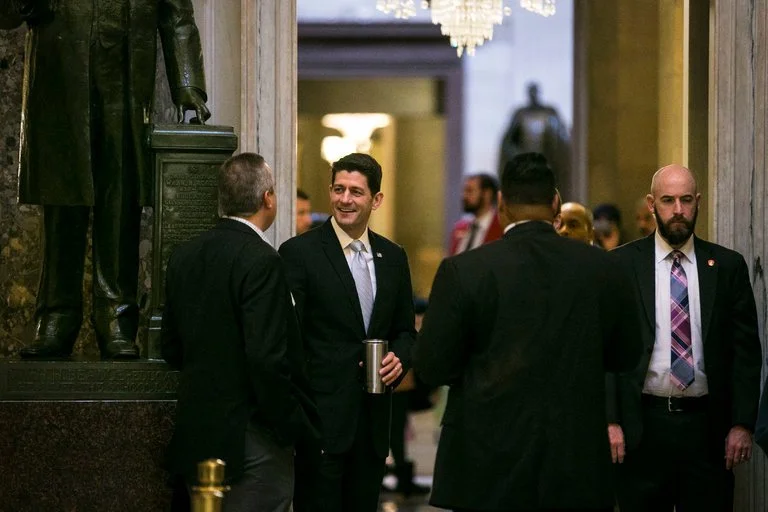Speaker Ryan on the Hill before the House photo, photo via New York Times