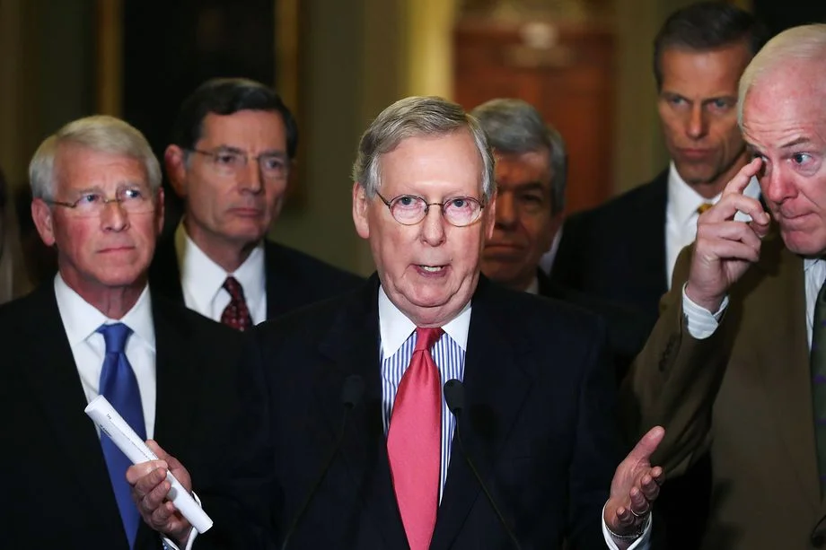Senate Majority Leader Mitch McConnell, photo via Getty Images