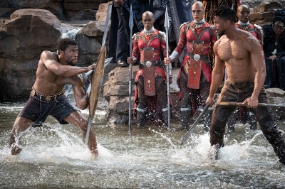 T'Challa and KillMonger, photo via Disney