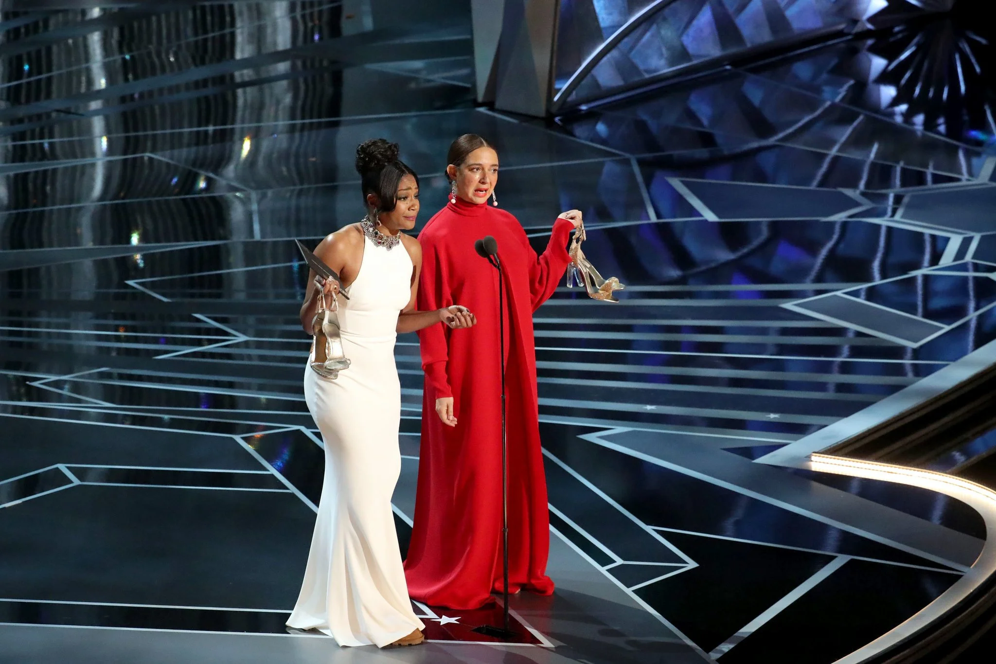 Tiffany Haddish and Maya Rudolph, photo via NBC