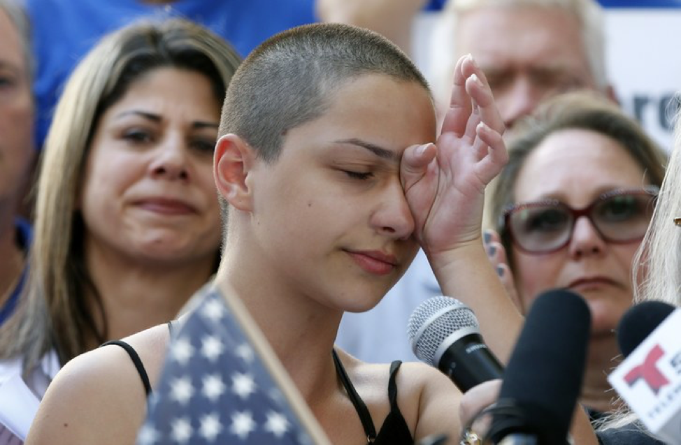 Emma Gonzalez, photo via New Yorker