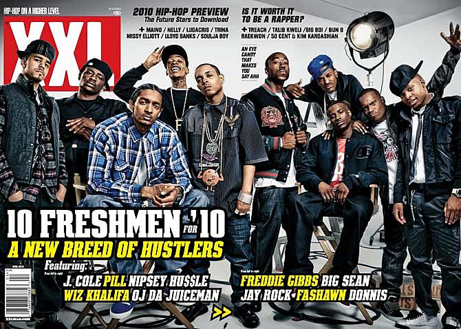 XXL Freshman class of 2010, photo via XXL