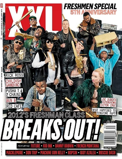 XXL Freshman Class of 2012, photo via XXL