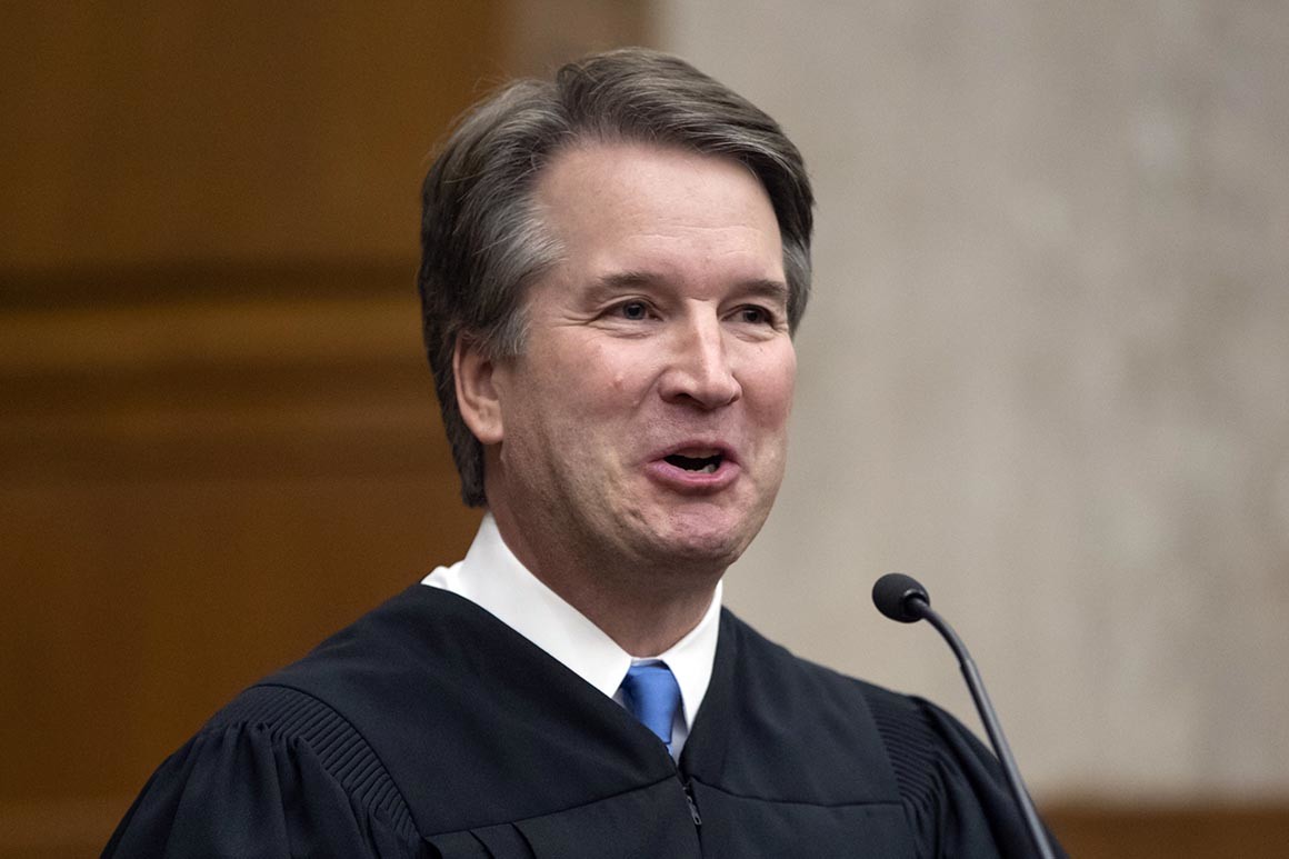 Justice Kavanaugh, photo via AP