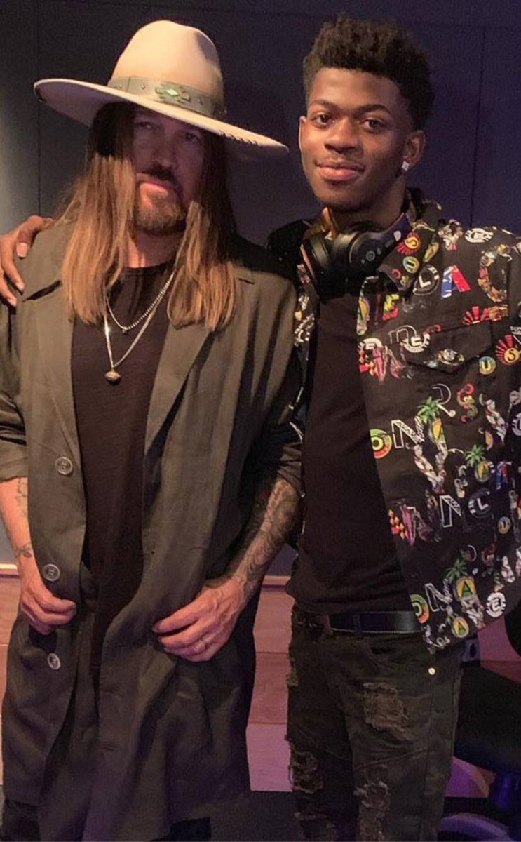 Billy Ray Cyrus and Lil Nas X, photo via Twitter