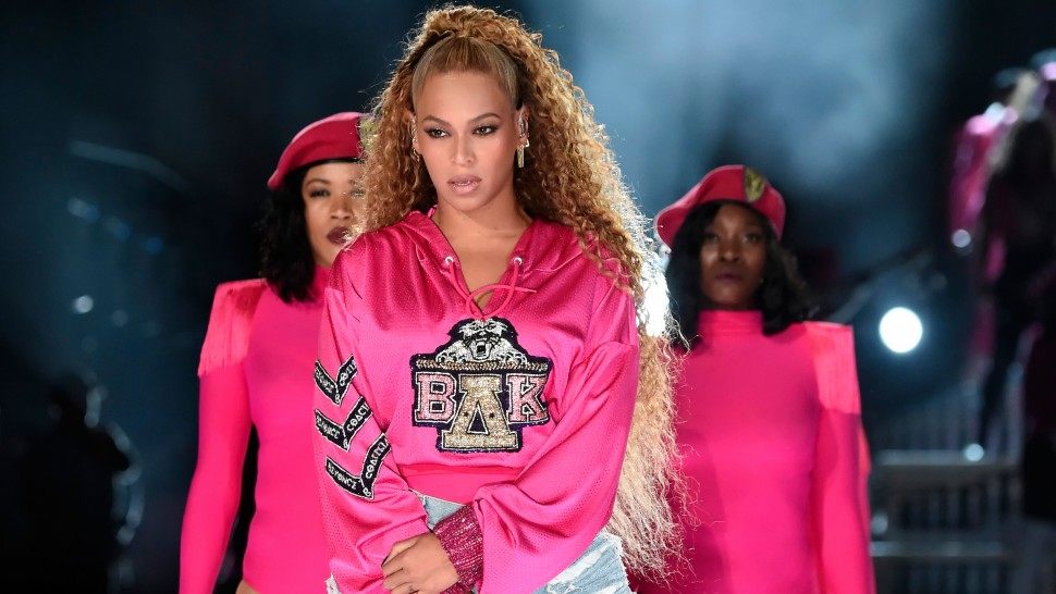 Beyoncé at Coachella, photo via Netflix