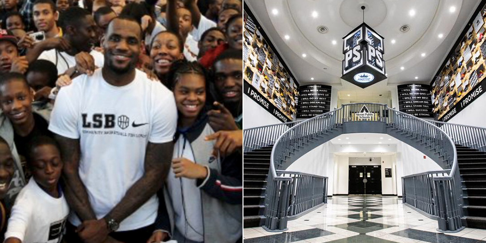 Lebron James’ "I Promise School”, photo via Lebron James Family Foundation