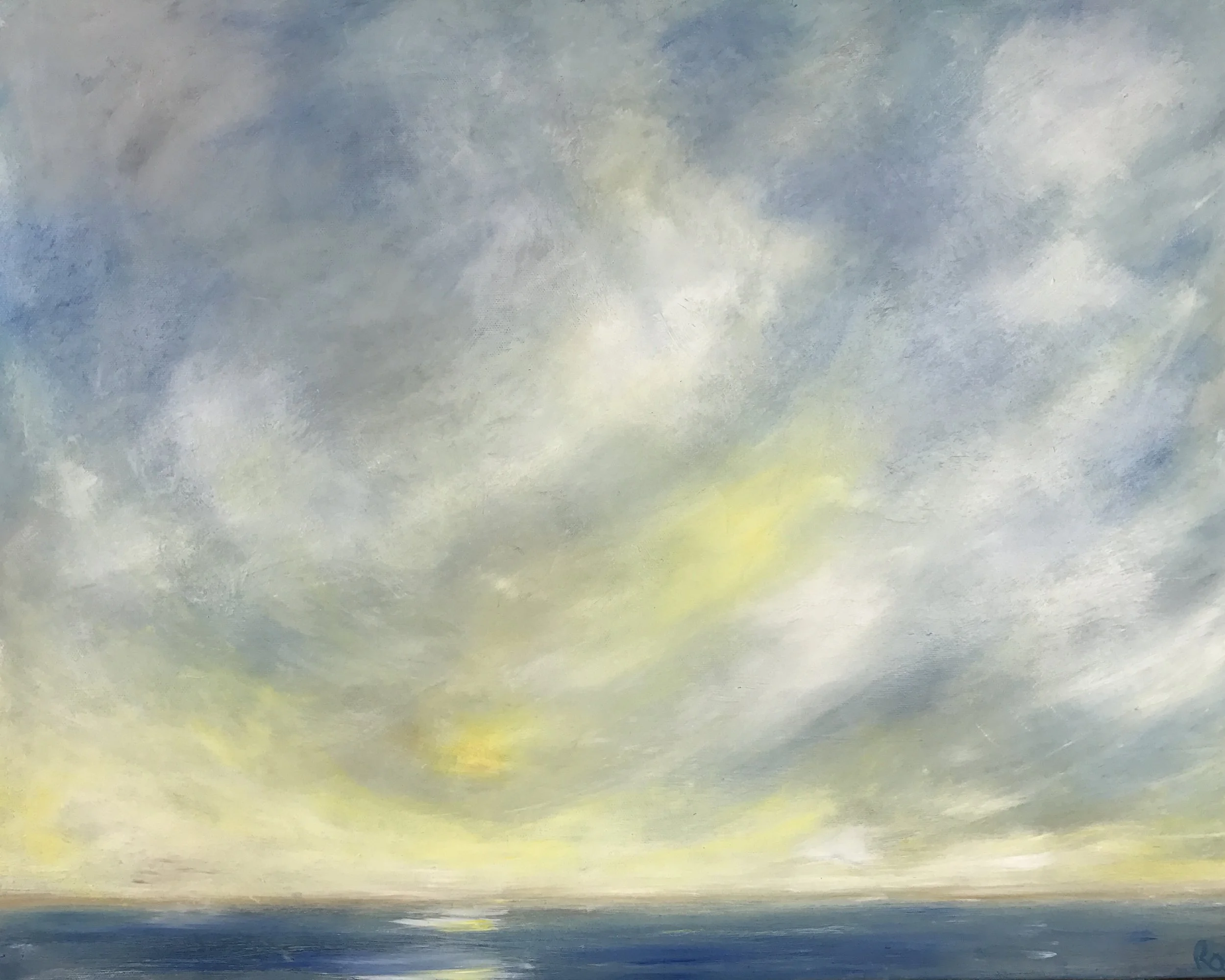 Yellow Clouds (65 cm x 50 cm)