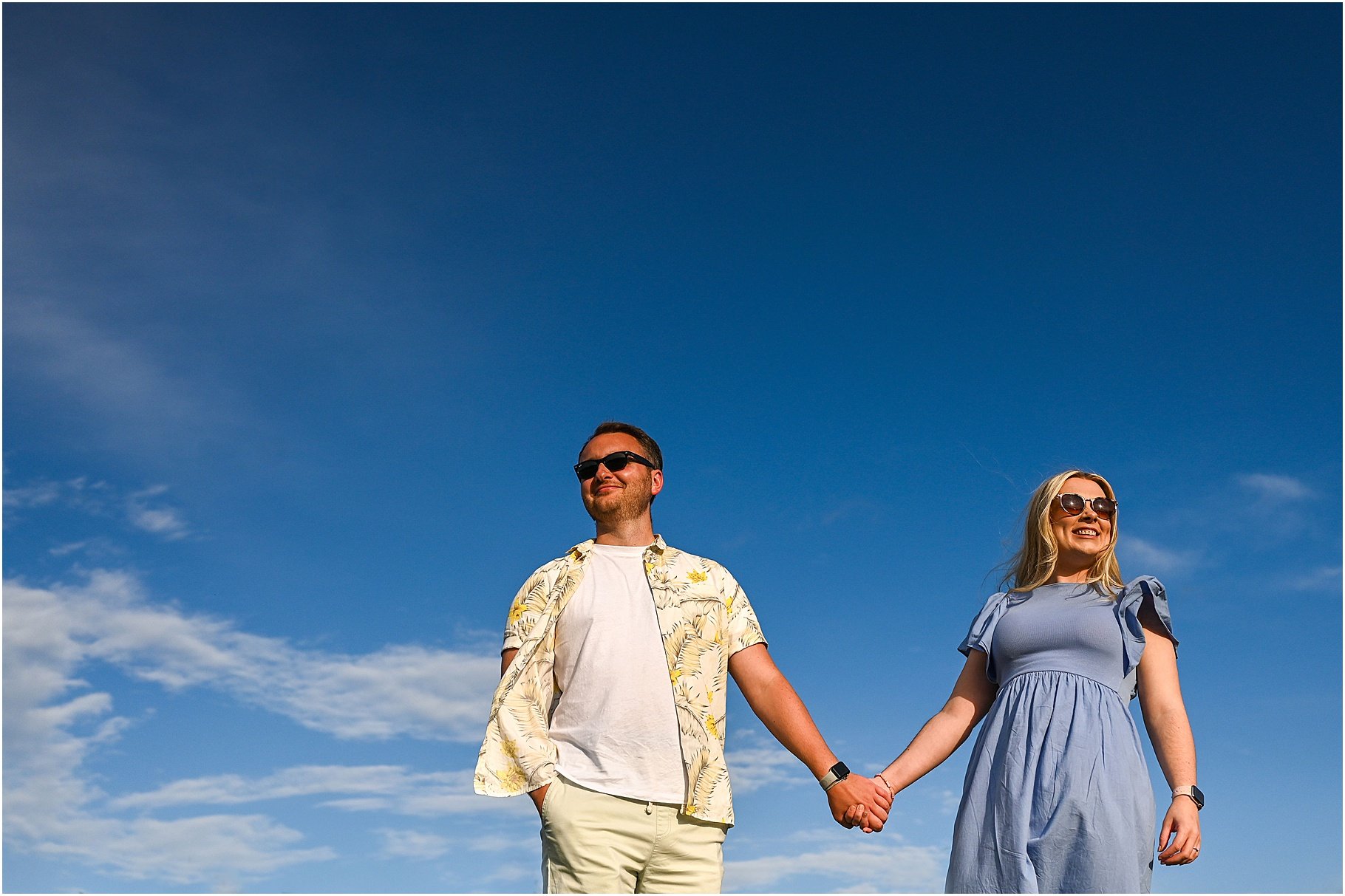 Lancashire Pre-Wedding Shoot at Hurstwood Reservoir - Joe &amp; Alice