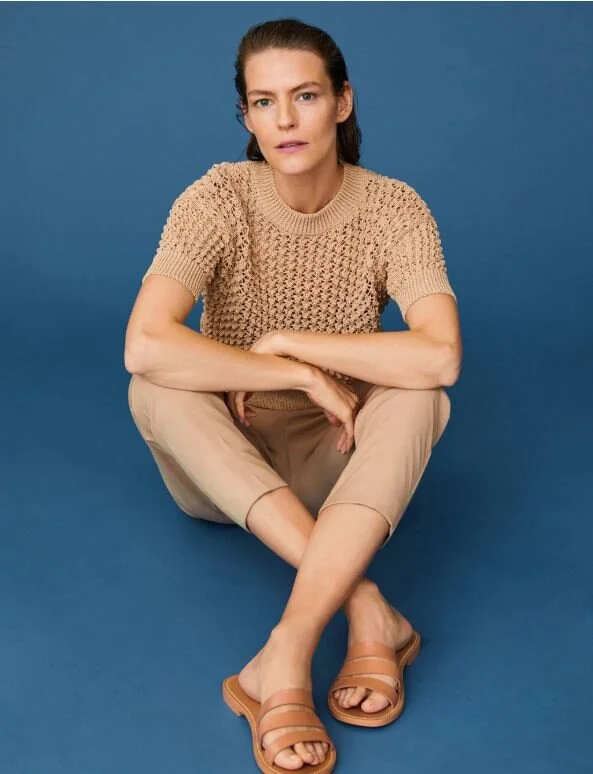 Summer shoes and sweaters