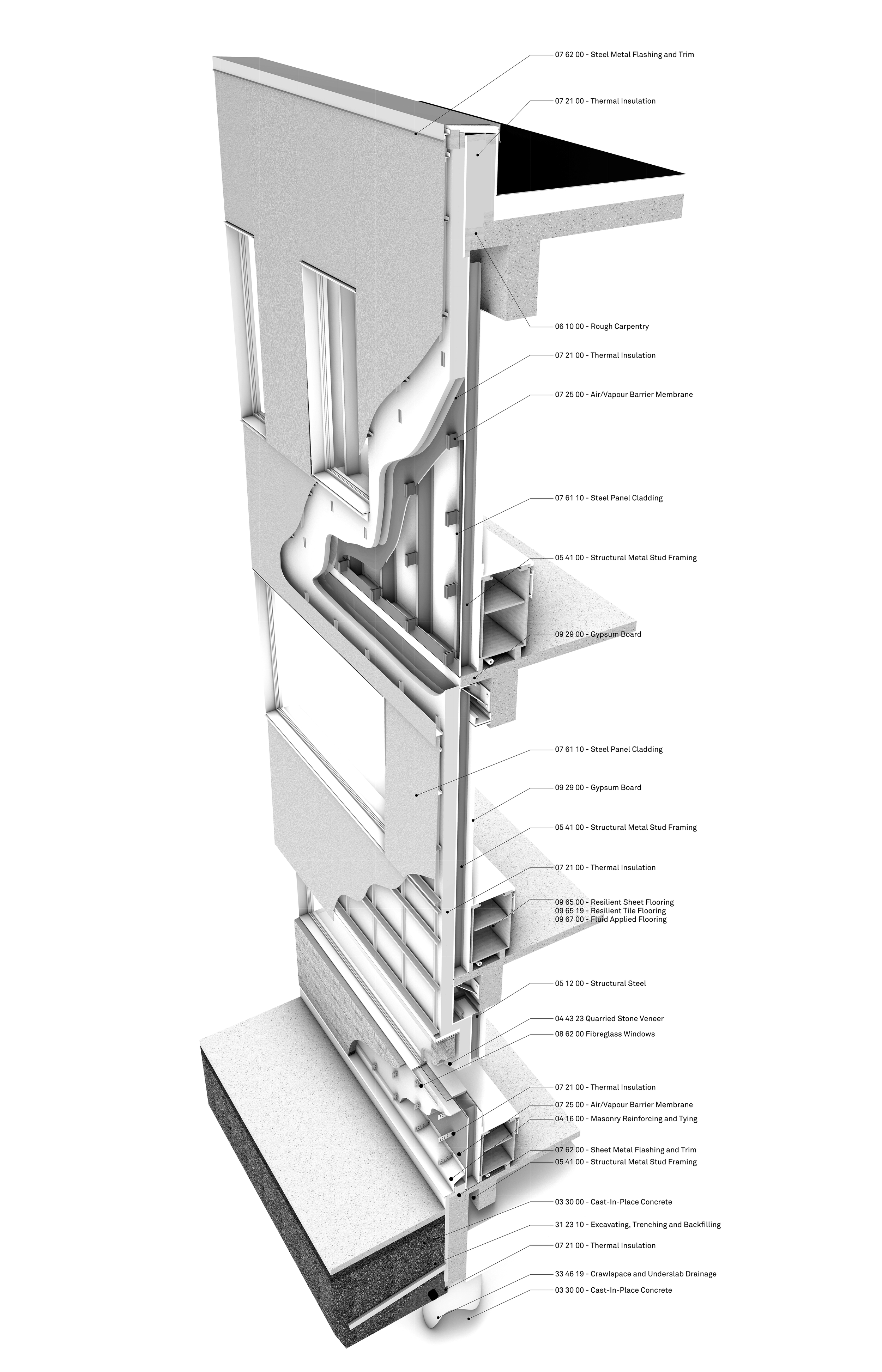 Gordon Bell School - AXO_bw.png