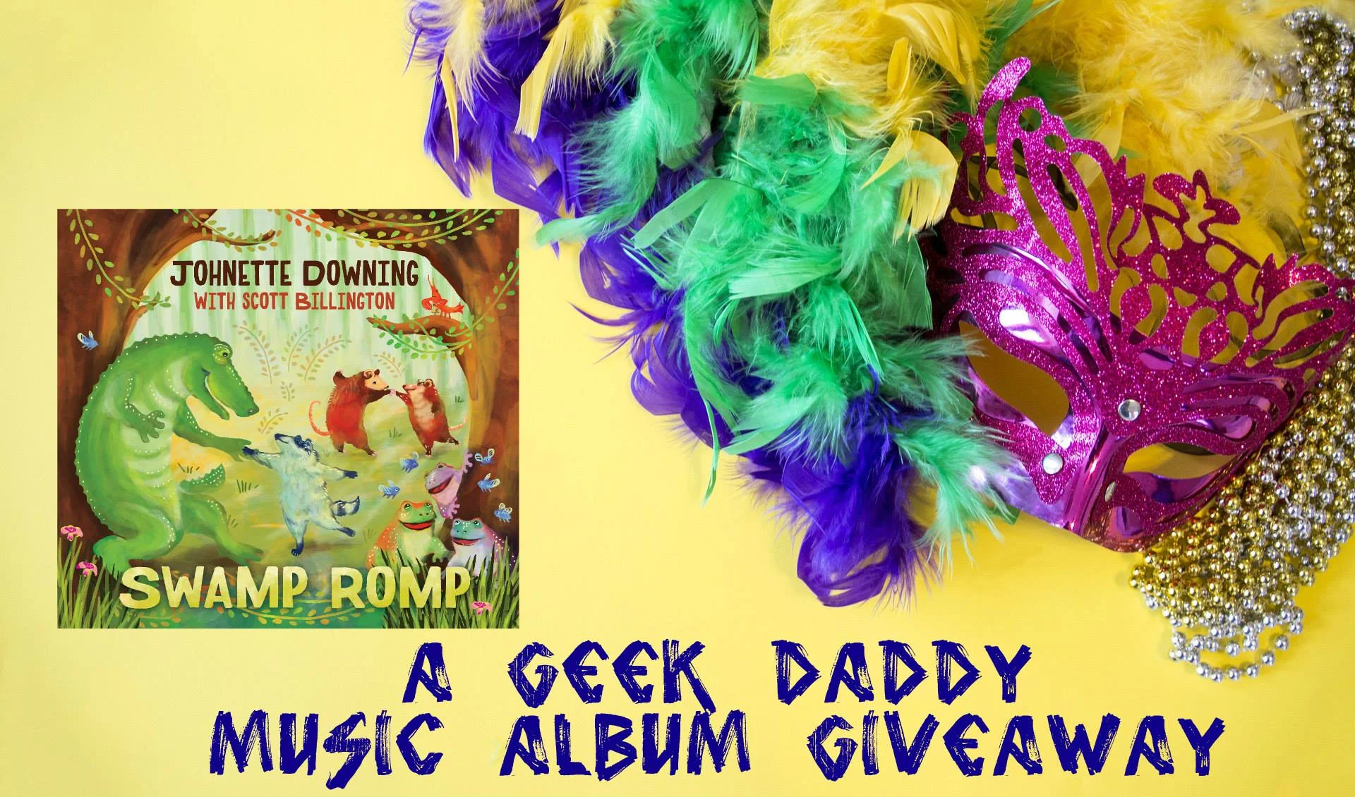 A Geek Daddy Let's the Good Times Roll with his review of Swamp Romp! Enter to win!