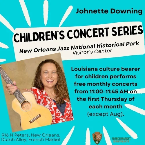 Children's Concert Series at New Orleans Jazz Park Visitor's Center Continues