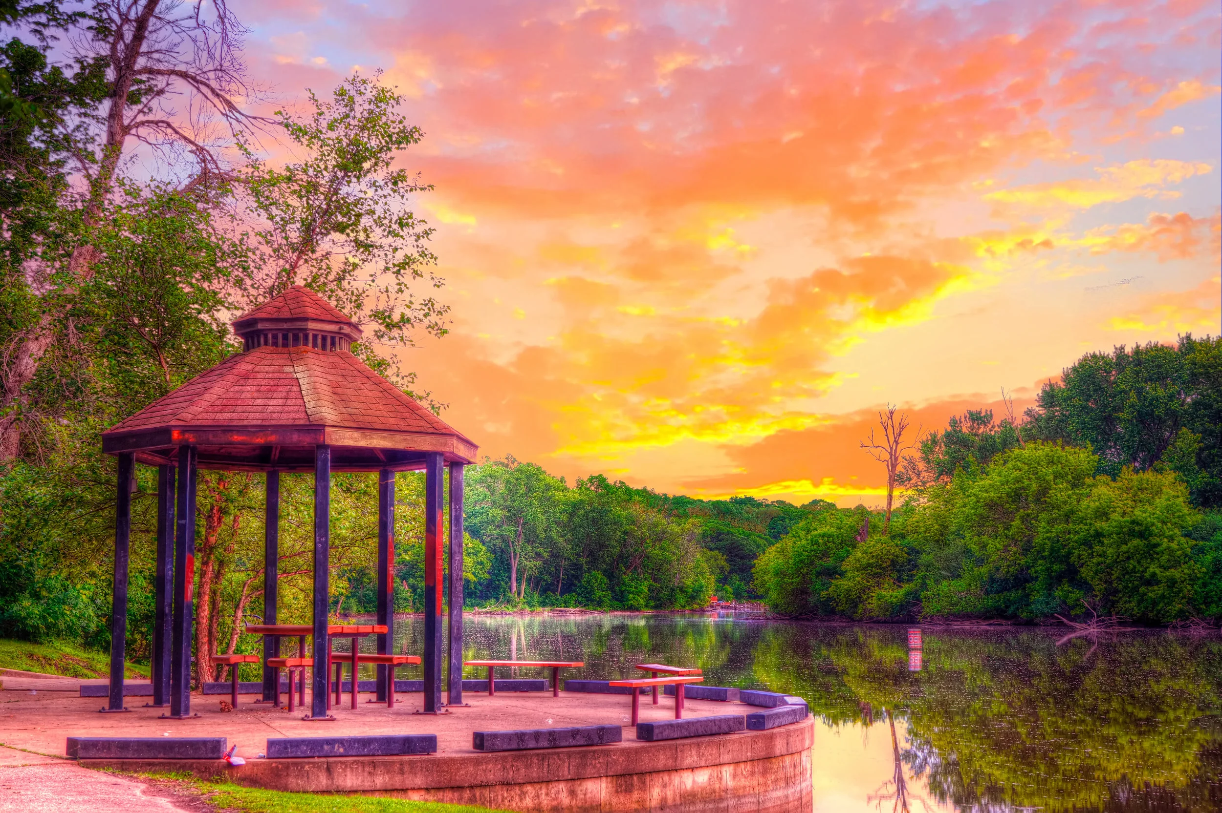 Sunset at River's Edge