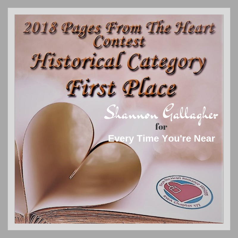 Every Time You’re Near Takes FIRST PLACE! Did I scream? Yes I did!