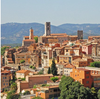 View of downtown Grasse