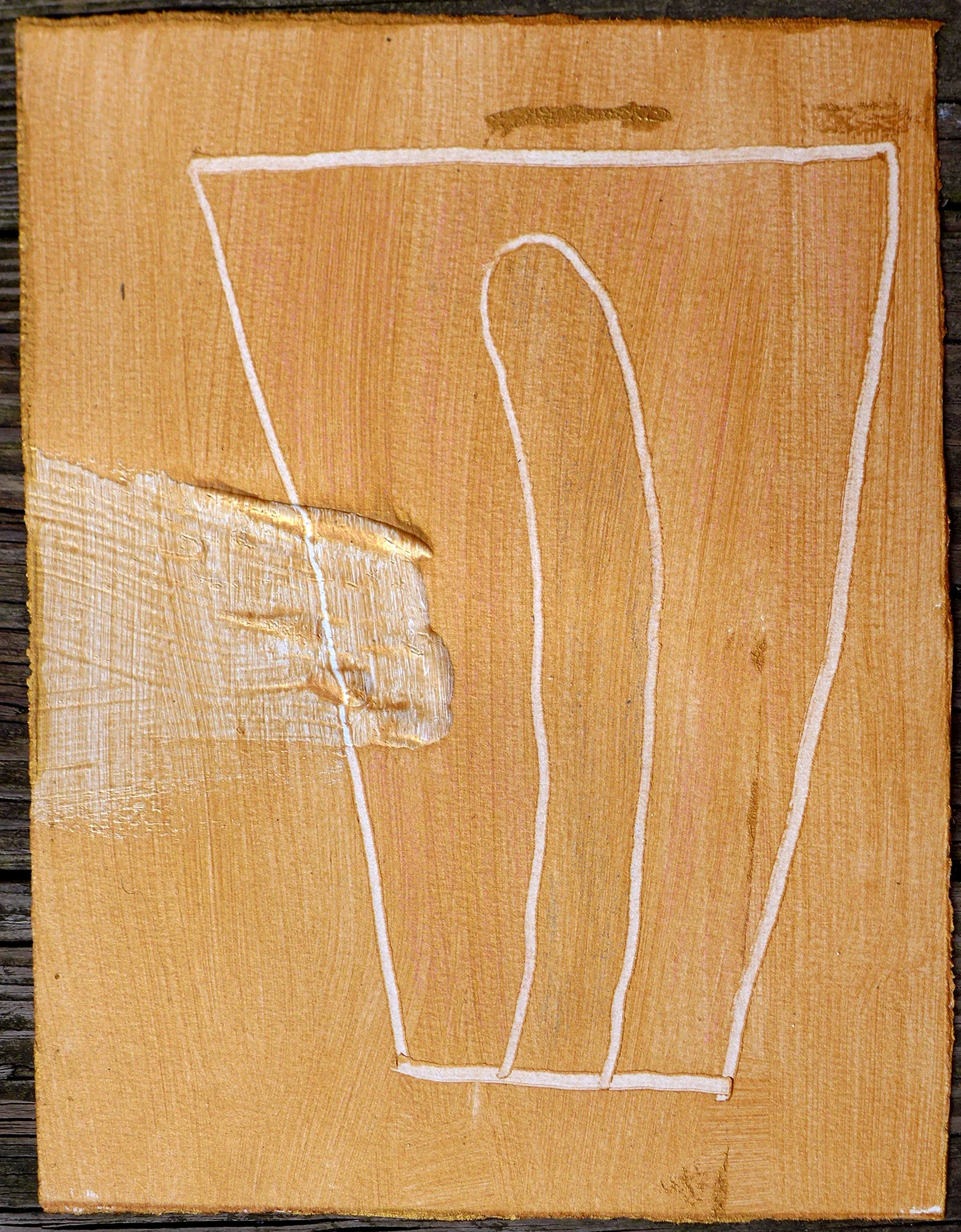 From the series Gold Drawings