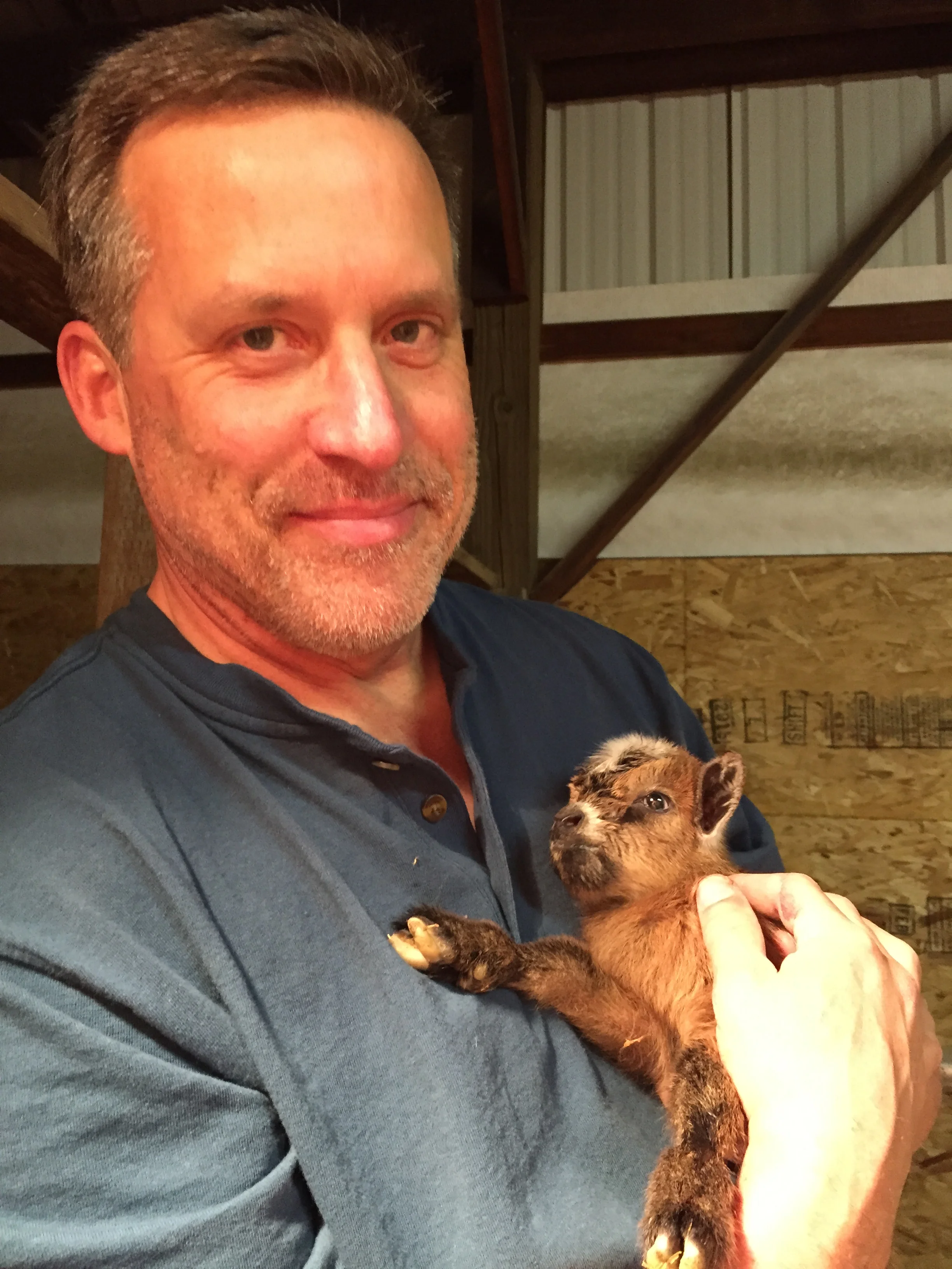 Paul with newborn Ned