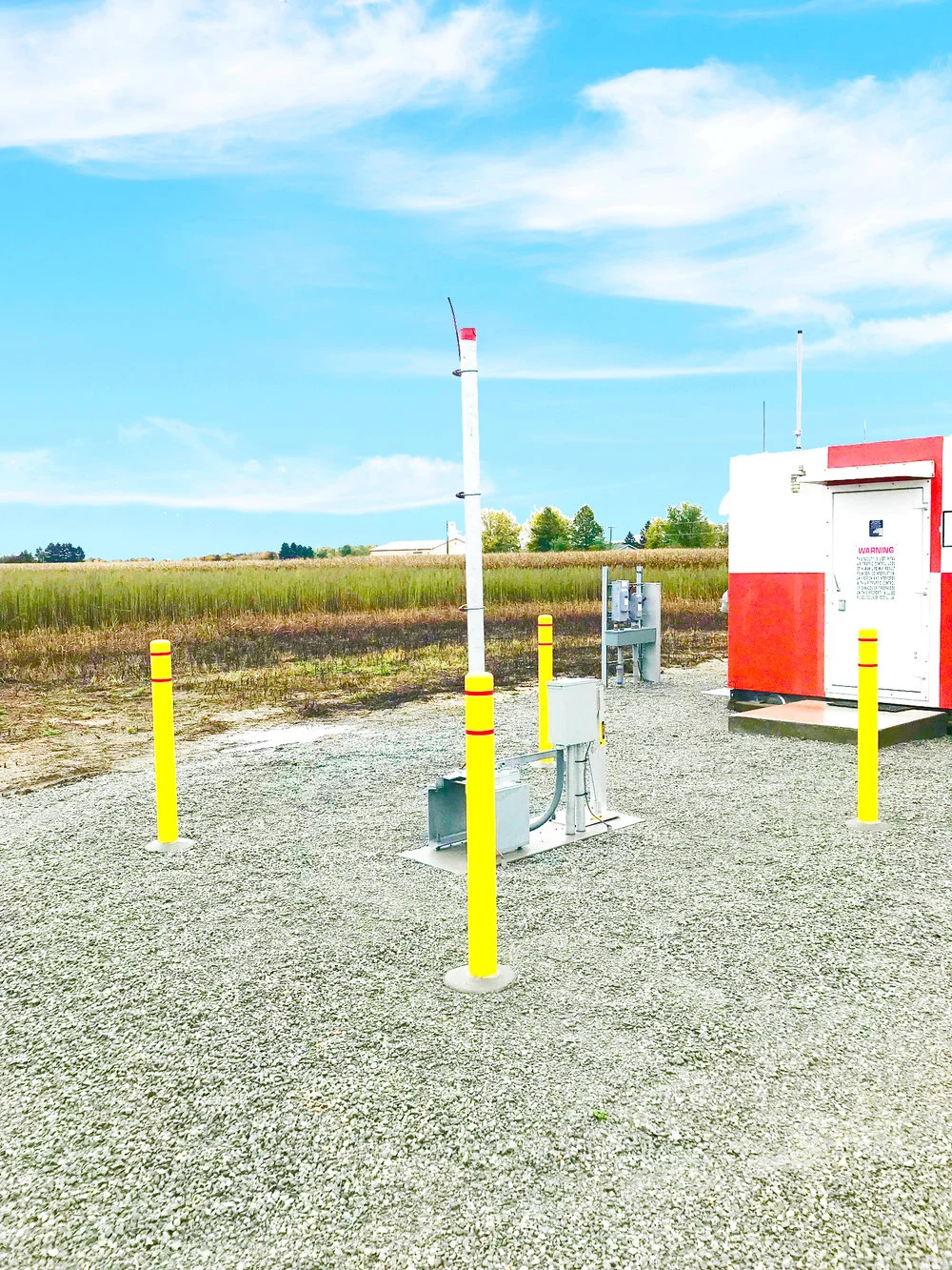 New Enhanced DME antenna at Whiteside County Airport.