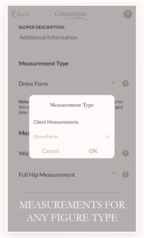 MEASUREMENTS FOR ANY FIGURE TYPE