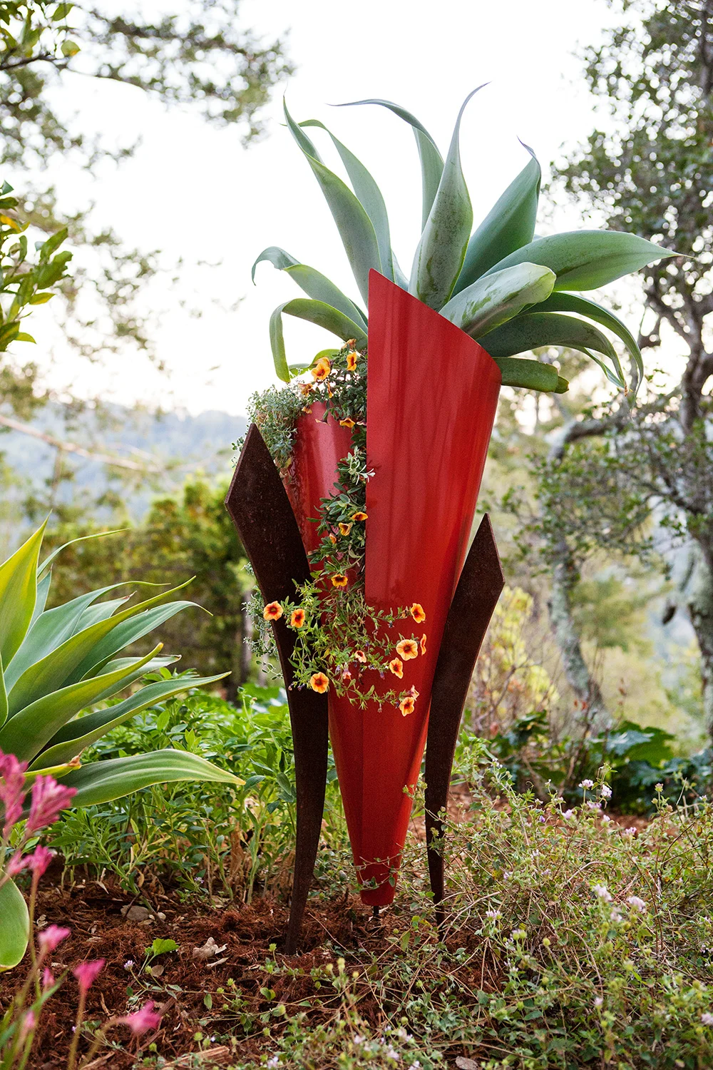 The Furl Planter by Arterra-Art Photo by Michele Lee Willson