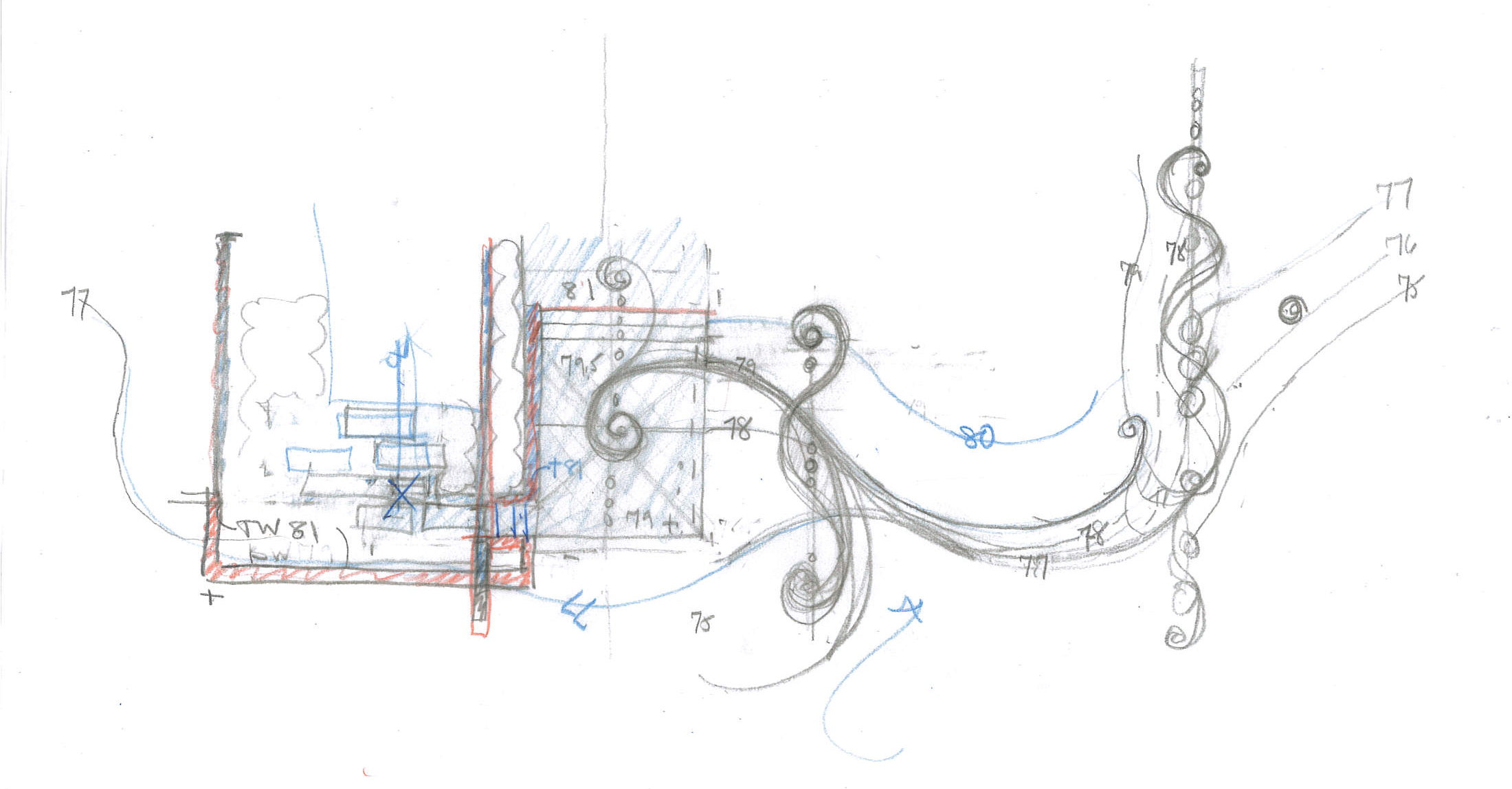 Conceptual Sketch by Arterra Landscape Architects
