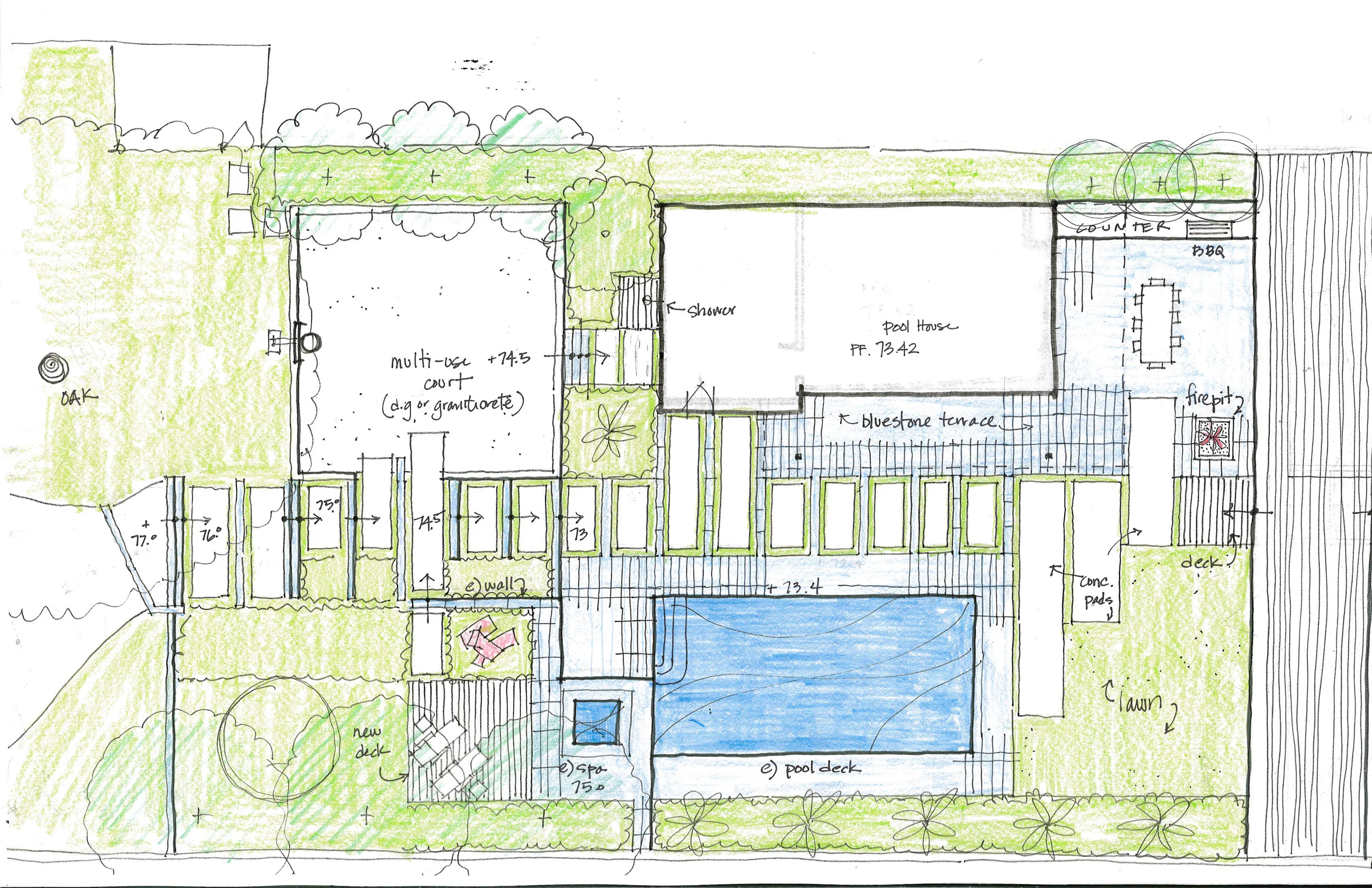 Plan by Arterra Landscape Architects