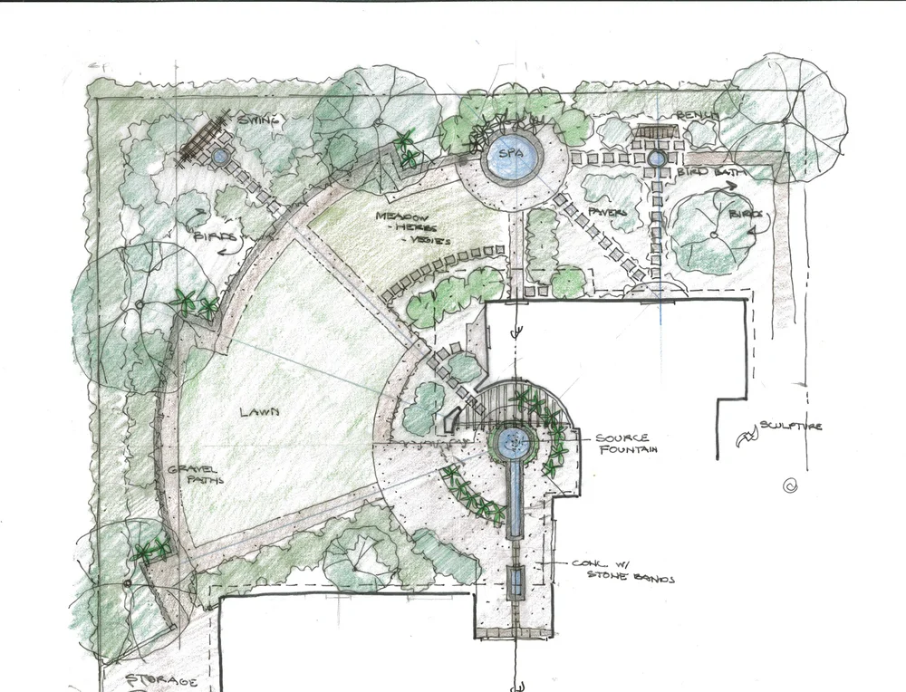 Conceptual plan by Arterra Landscape Architects