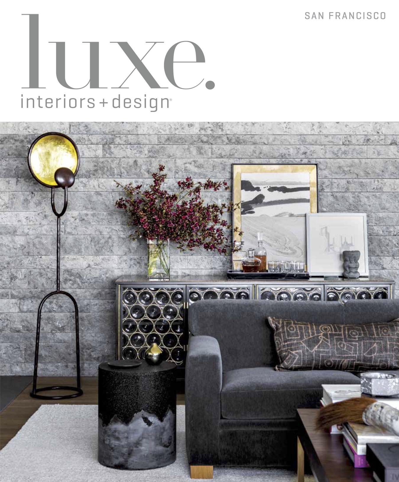  Seven spreads of Luxe Magazine feature Arterra's project Vintner's View. 