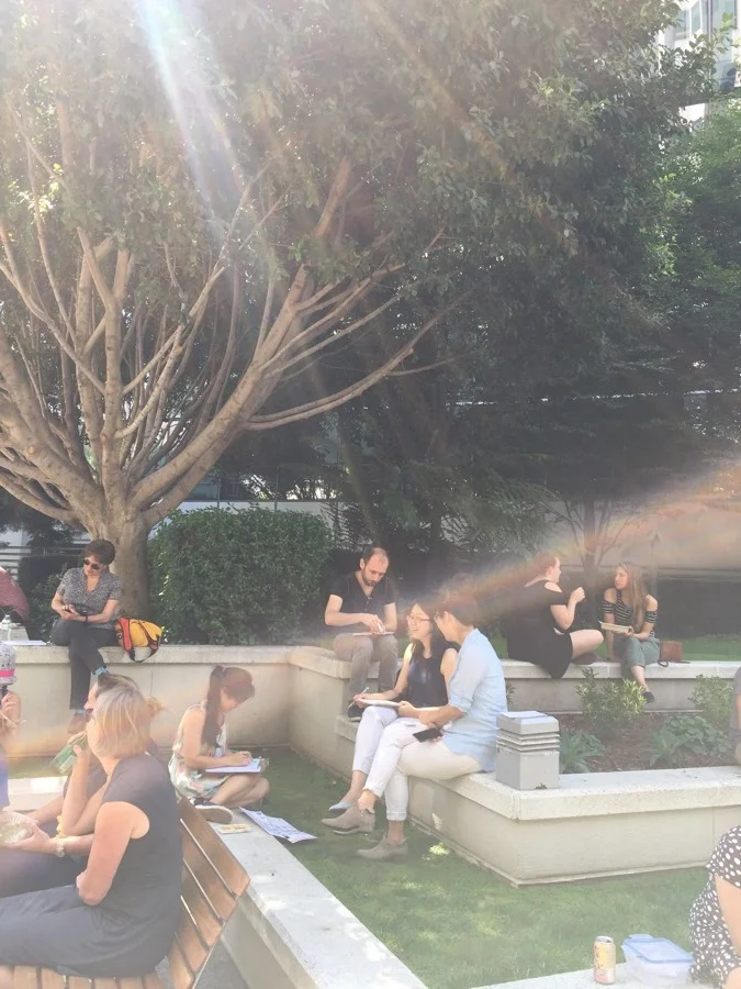 Sketchy Tuesday on a Roof Terrace