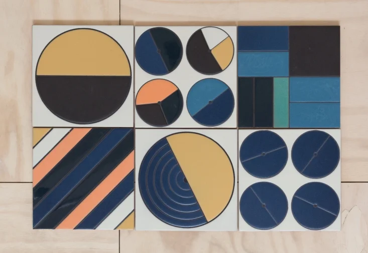 There are lots of pattern options with these cool new tiles from Fireclay, via Remodelista .