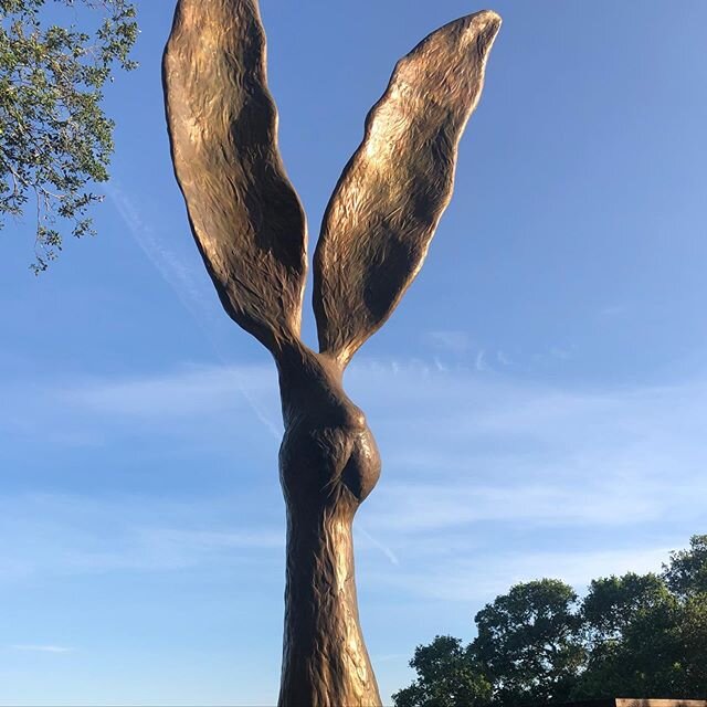 Couldn&rsquo;t resist wrapping up this week&rsquo;s featured project in St. Helena without the Jim Budish bunny sculpture. That&rsquo;s all folks!  #landscapearchitecture #artinthelandscape #sculpture #sitedesign #jimbudish #sthelena #winecountrystyl