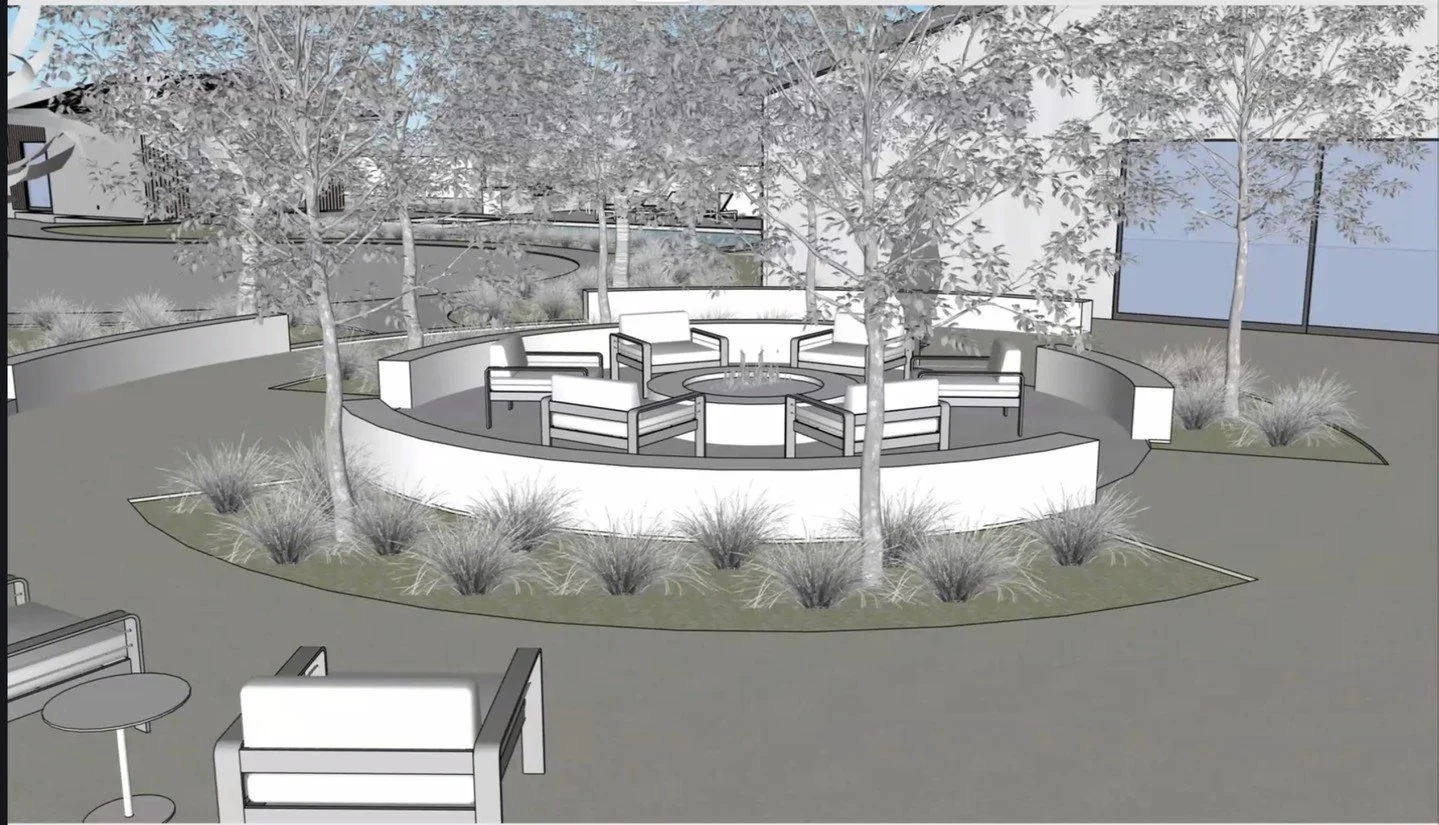 The theme for this month's #arterrafridayfeature is Schematic Design or Design Development. 

In this phase of design we explore the spatial qualities of the landscape. Often we use 3d studies help refine proportions and materials and convey the desi