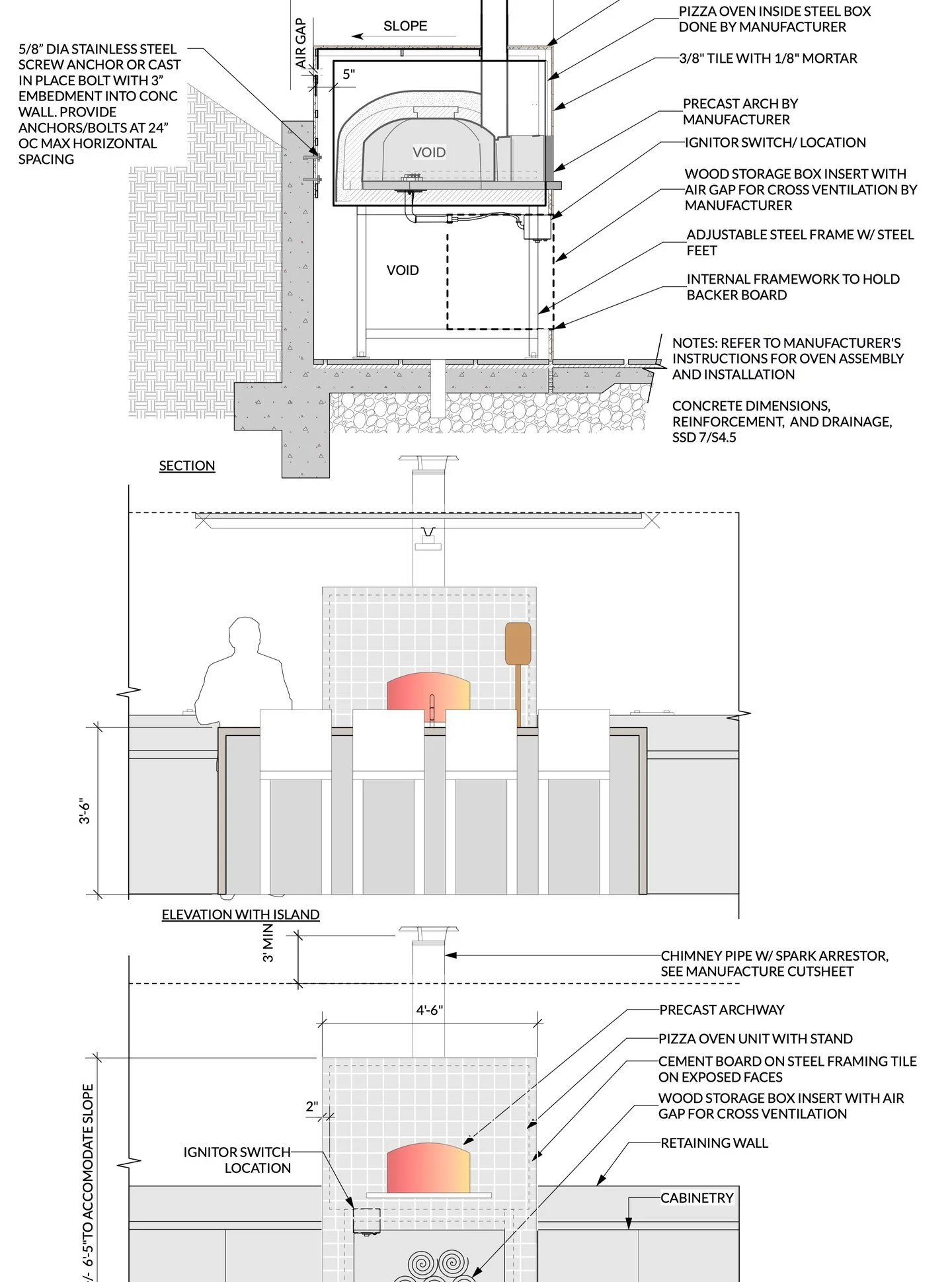Concluding with construction detailing for month's #arterrafridayfeature, this outdoor kitchen was designed for family dinners, entertaining and homework station. It takes a team, and not just an Arterra team. 

We worked closely with the designers a