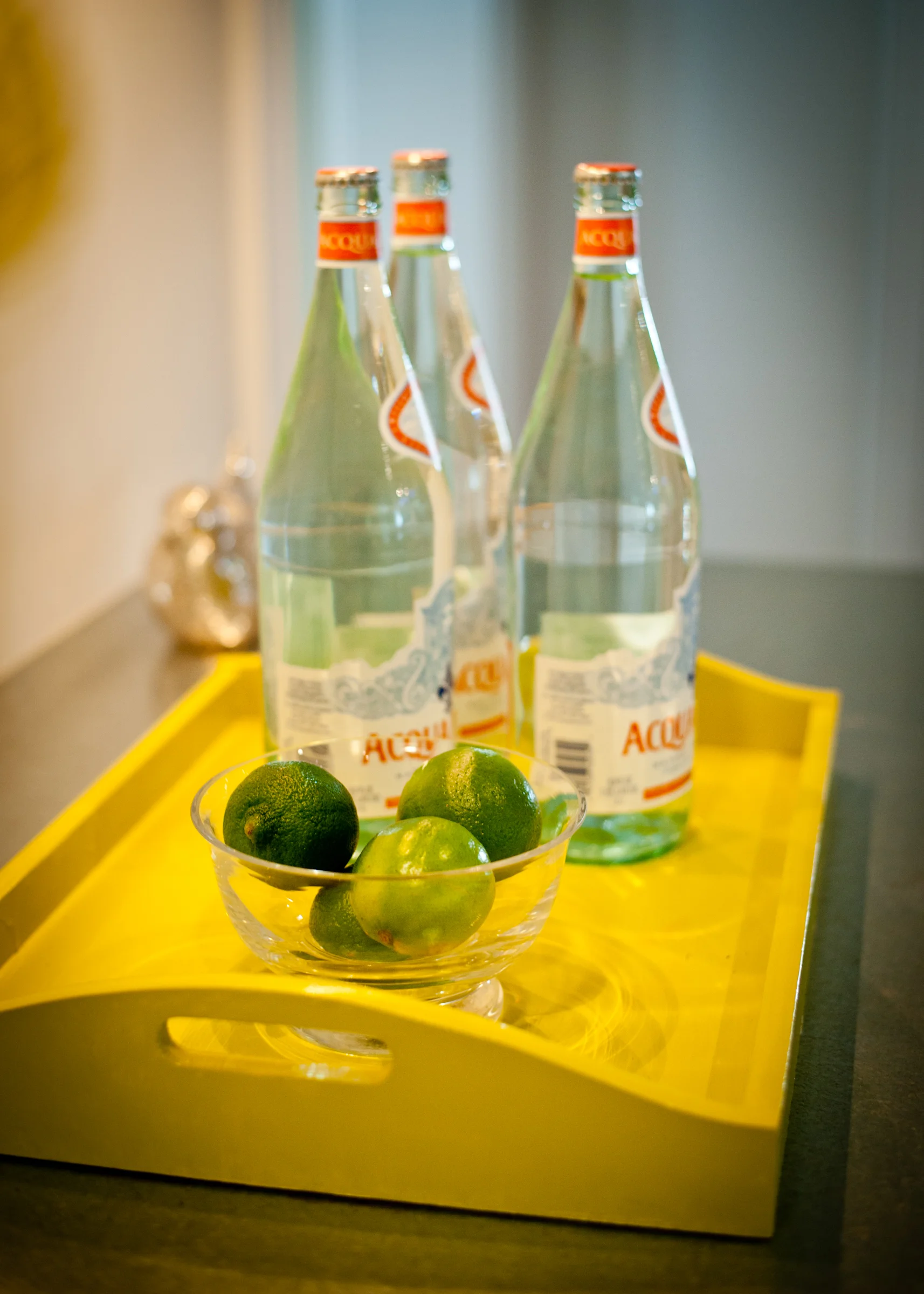yellow tray - Huffard House Interior Design