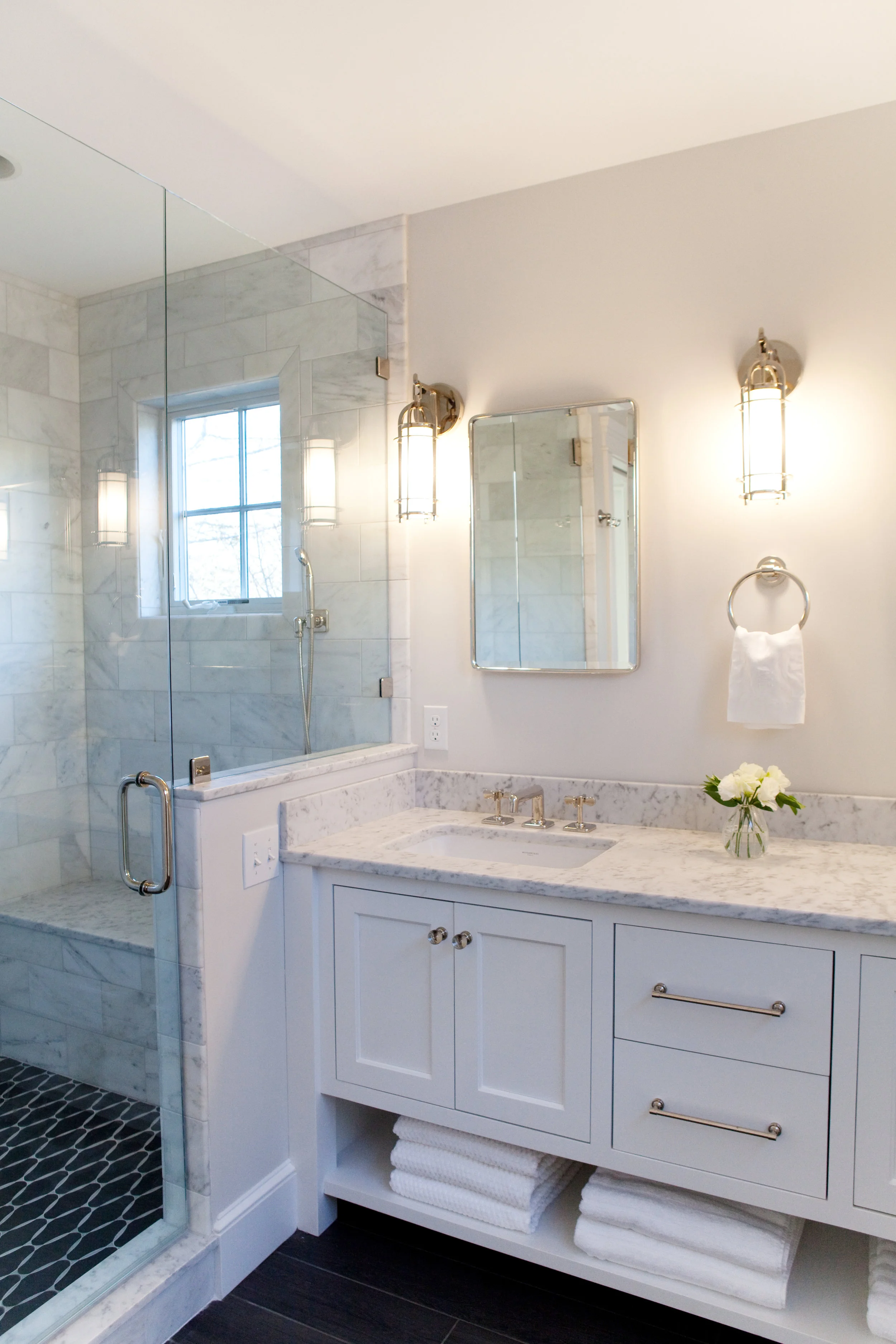 bathroom vanity - Huffard House Interior Design