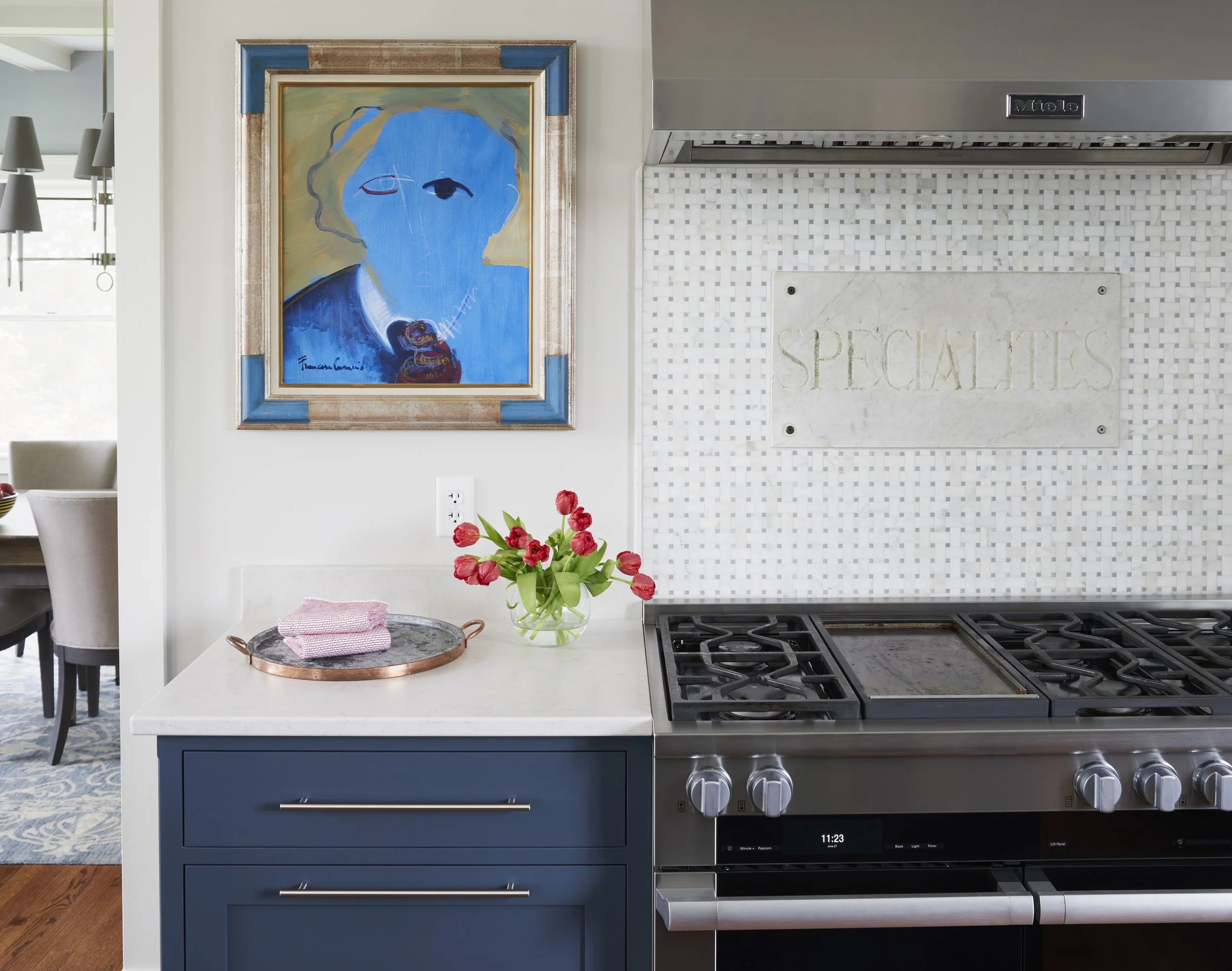 kitchen art - Huffard House Interior Design
