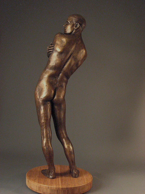 Adonis - 31 X 12 X 8 in cast bronze