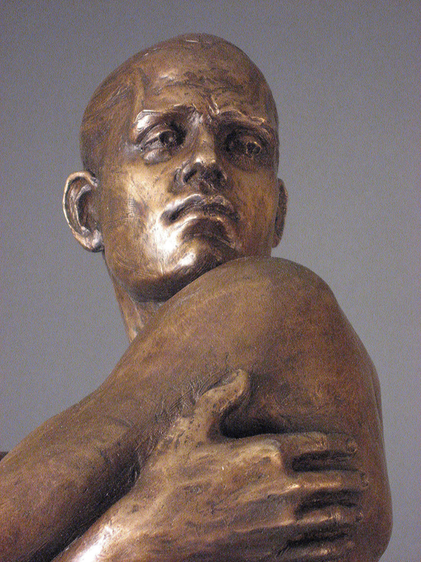 Adonis - 31 X 12 X 8 in cast bronze