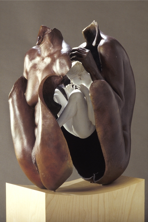 Nascita - 30 X 20 X 30 in cast bronze & hydrocal