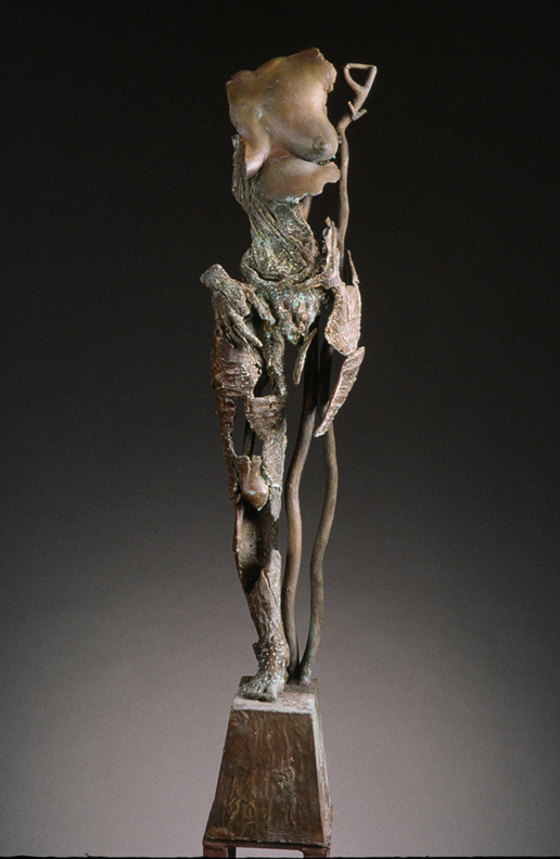 Dance of Endurance 2 - 40 X 9 X 8 in cast bronze