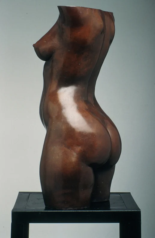 Torso of Ninoska - 19 X 9 X 10 in cast bronze