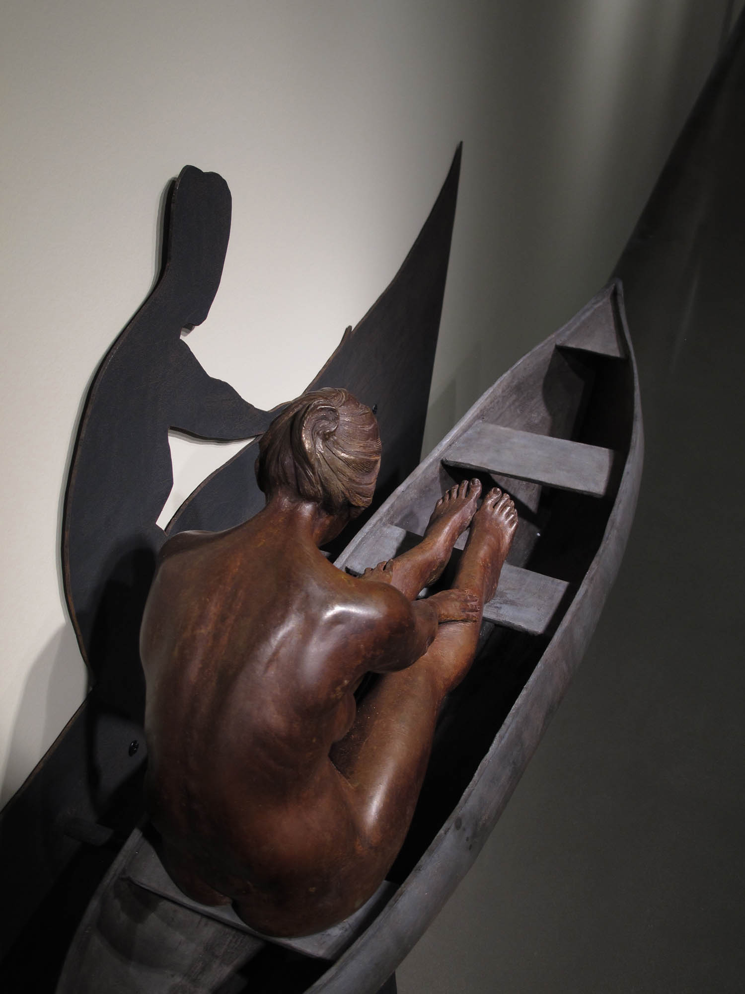 Lightness of Being - 49 X 46 X 14 in cast bronze