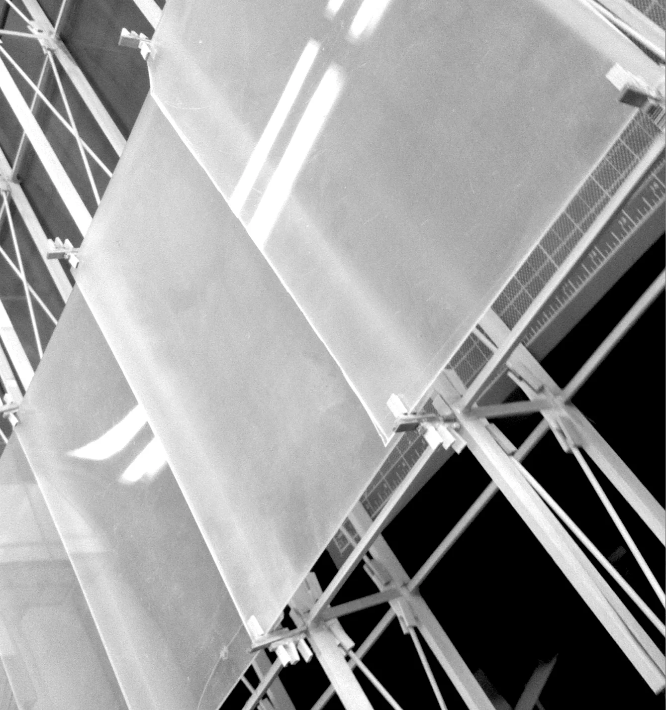   Shown:   A facade model in study of the Kunsthaus Bregenz by Peter Zumthor.     