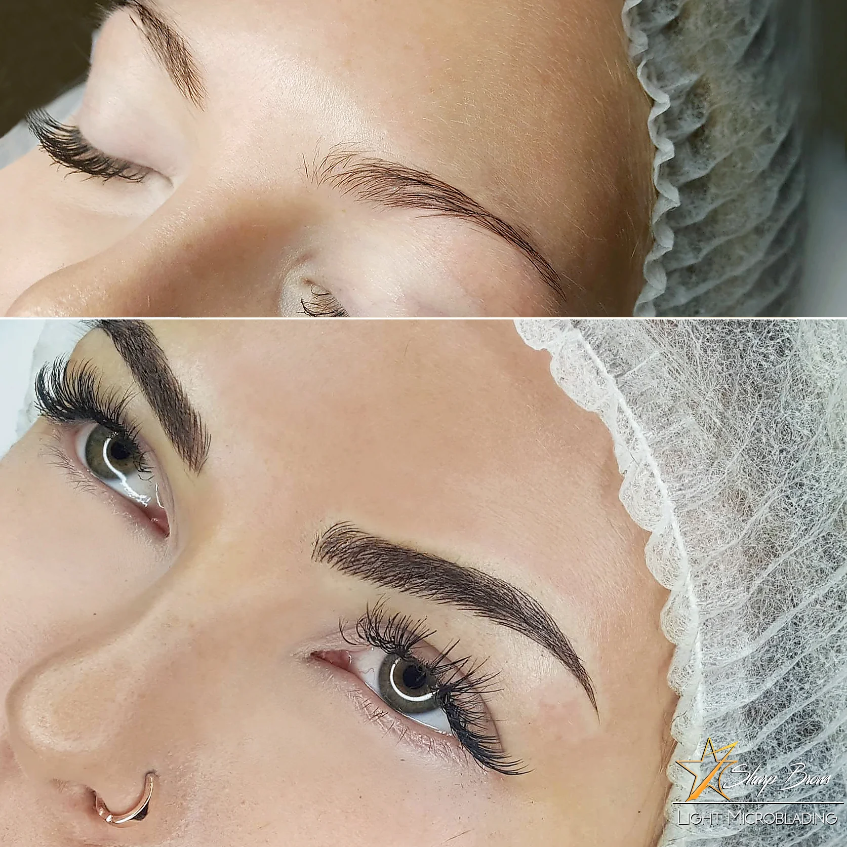 Light microblading does not only change the shape and texture of brows. It changes the whole face and clients become literally even prettier than they were before.