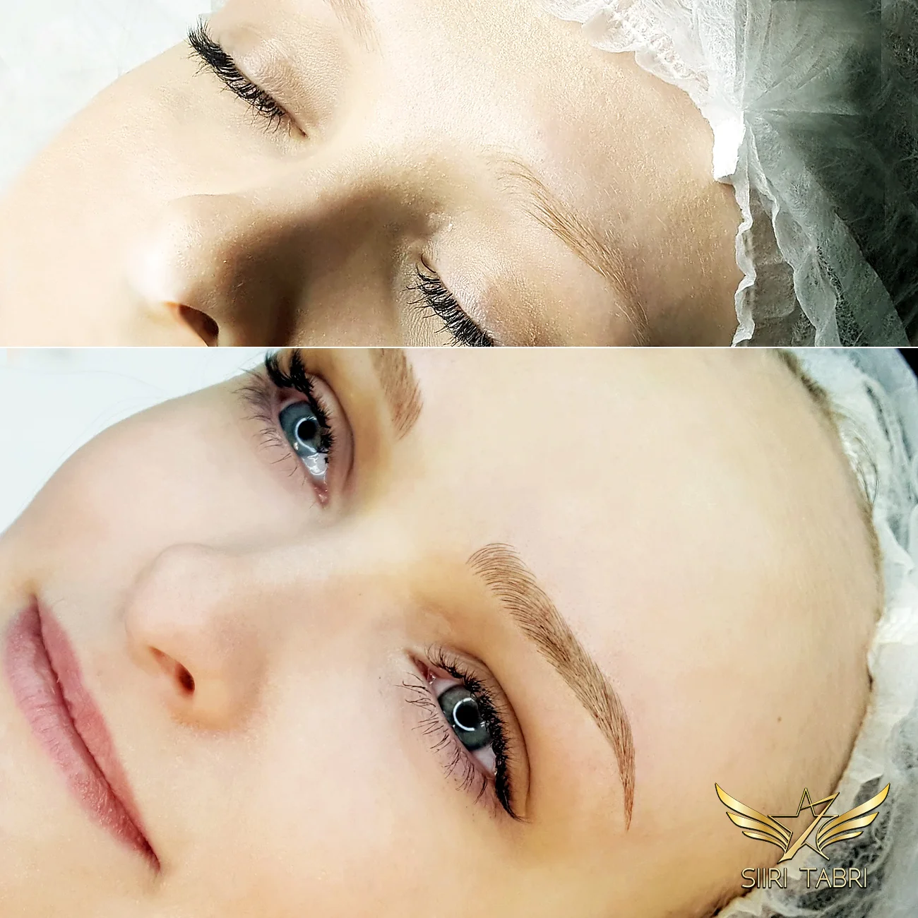 SharpBrows Light microblading. The goal of light microblading is always to achieve microblading that is totally undetectable from clients' own brow hair.