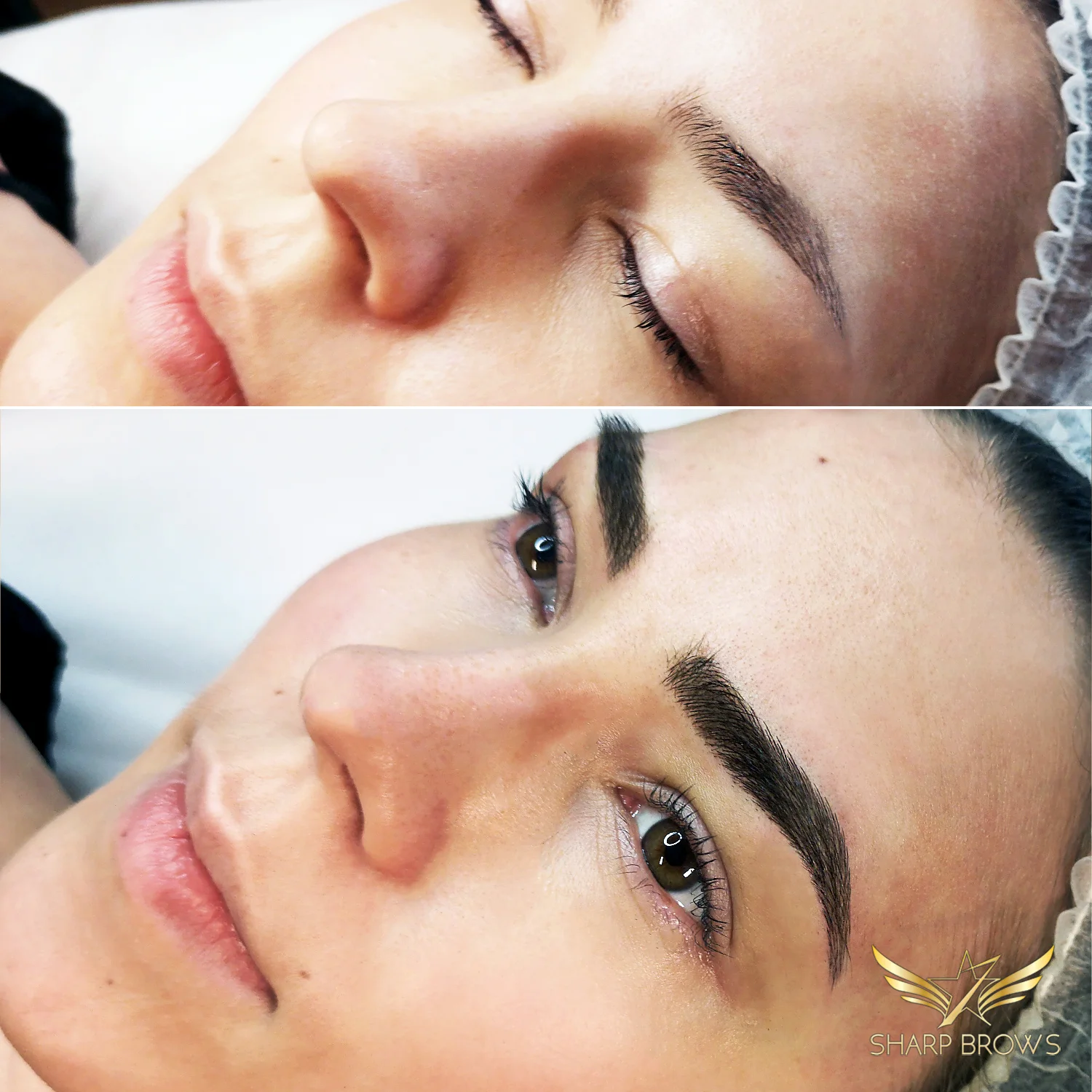 Old pigmentation/microblading fixed with Light microblading – There are more and more clients that already have had pigmentation or classic microblading done to their eyebrows. In those kind of situations Light microblading is an ideal solution to take the brow-game to a whole new level