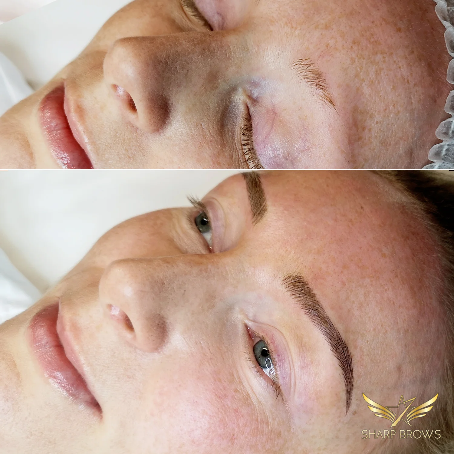 Light microblading. This is just insane how much Light microblading can change your life.