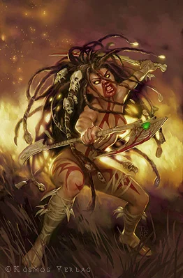 Frightening Rattle & War Dance